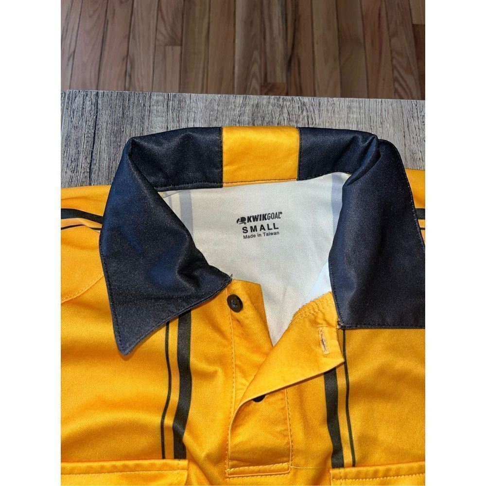 Kwik Goal Yellow Soccer Ref Referee uniform Adult Small too YL bottoms - Picture 2 of 4